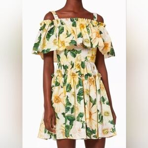 Dolce & Gabbana Floral Cotton Poplin Minidress – Size IT 42 (US 6)